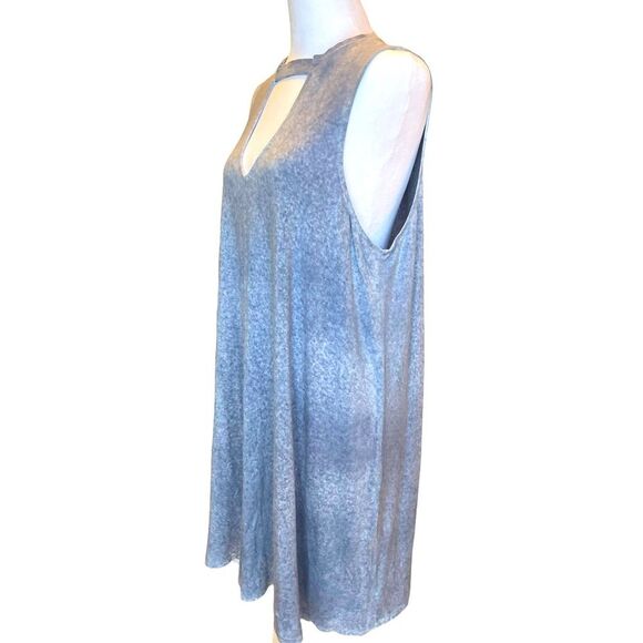 American Eagle Sleeveless Keyhole Dress In Grayish Blue Womens size XL - Picture 4 of 8